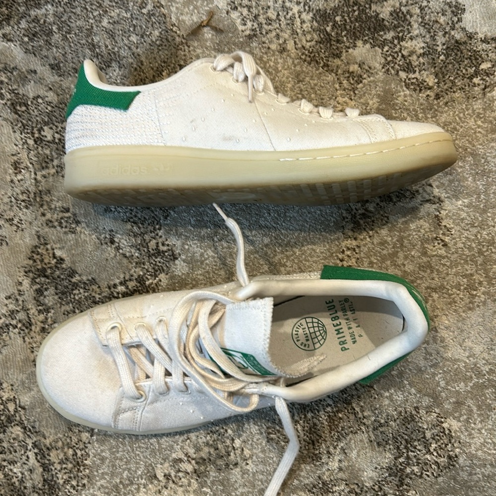 Adidas Stan Smith Primeblue Lifestyle Shoes White Green Men Size 6